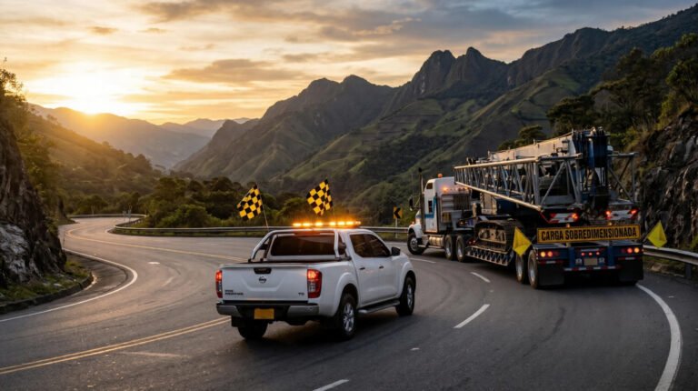 Carro escolta para carga extradimensionada: cuándo es obligatorio y cómo se contrata